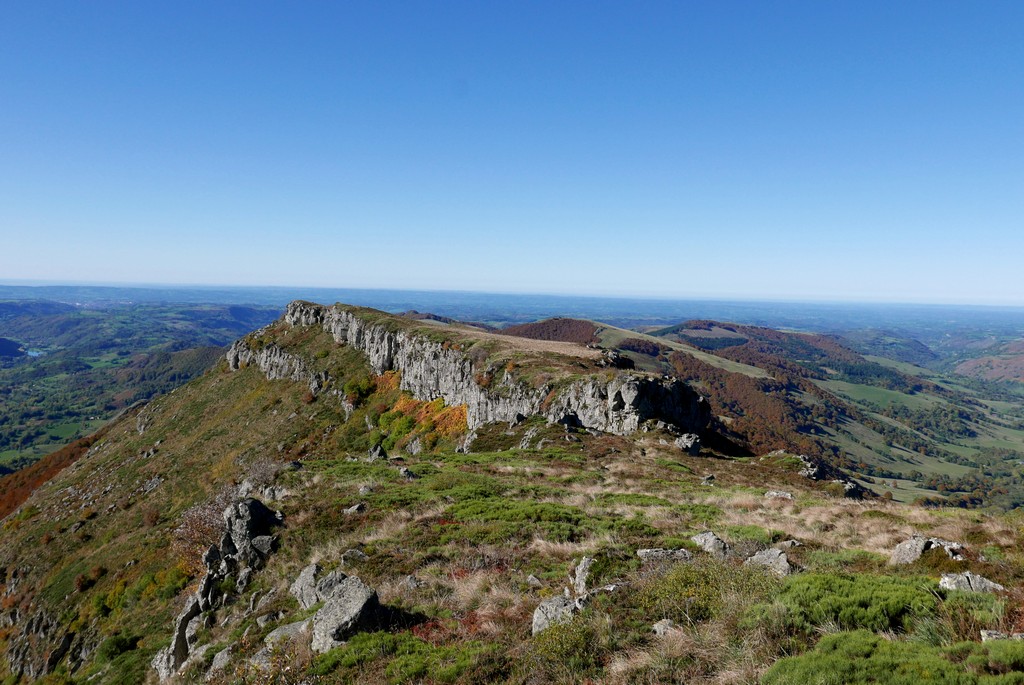 crête de cabrespine accompagnateur montagne guide cantal